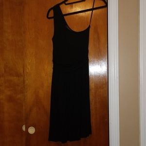 The Limited little black one shoulder dress